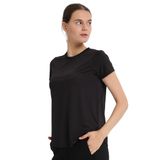 Sportive 25KK1047-SYH Zana Siyah Antrenman Kadın T-Shirt