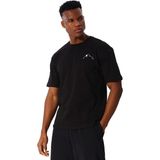 Sportive 25YE030-SYH Yama Siyah Günlük Stil Erkek T-Shirt
