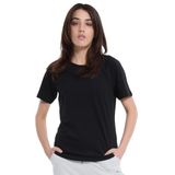 Sportive 25YK018 Mine Siyah Günlük Stil Kadın T-shirt