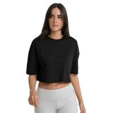 Sportive 25YK027-SYH Siyah Tokyo Kadın Günlük Stil T-Shirt