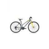 Sportive 322 Kadın Şehir Bisikleti 28 Jant Full Shimano 21 Vites Mat Antrasit Sarı 40cm
