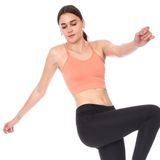 Sportive 712101 Kadın Spo-Seanewmidi Bra Kadın Pembe Günlük Stil Sporcu Sütyeni