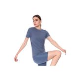 Sportive 712107-LCV Spo-Assymetric Tee Kadın Lacivert Günlük Stil Tişört