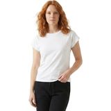 Sportive Aven Kadın Beyaz Günlük Stil T-Shirt 26YK0028-KBYZ - M