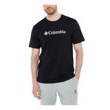 Sportive CSC Basic Big Logo Brushed Erkek Kısa Kollu T-Shirt Siyah M