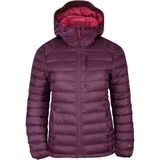Sportlife Downtouch Bayan Kaz Tüyü Mont Mor XL Naylon Fermuarlı Outdoor Stili ile Rahat