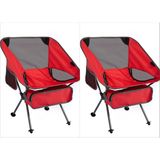 Sportlife Mini Kamp Sandalyesi 2 Li Set - Kırmızı