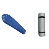 Sportlife Mumya Tipi Uyku Tulumu 0ºC Nefes Alabilir Tek Kişilik Mat Seti