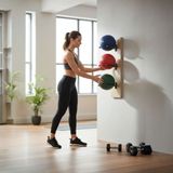 Sportoonline Duvara Monte Wall Ball – Top & Pilates Matı Depolama Askısı Küçük
