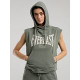 Sportoonline Everlast Authentic Boxing Wmn Oversize Haki Kadın Kolsuz Sweatshirt