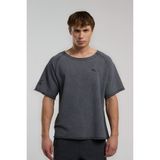 Sportoonline Everlast Ny Street Oversize Geniş Yaka Füme Erkek Tişört Füme XL
