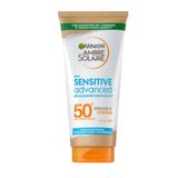Sportoonline Garnier Ambre Solaire Sensitive Advanced Milk SPF 50+ 175 Ml