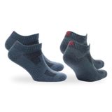 Sportoonline SHELDON LC Düşük Kesim Merino Yünü Outdoor Yürüyüş Çorapları 2'li Paket Yeşil 39/42