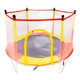 Sportoonline Trambolin Helix Fileli Korumalı Turuncu
