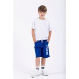 Sports Baskılı Saks Renk Erkek Cocuk Kaprı - 7 - 8 Yaş