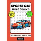 Sports Car Word Search Puzzle Book: 50+ Fun & Easy-to-Read Puzzles Featuring High-Performance Cars, Racing Legends & Speed Culture for Adults, Seniors & Teens