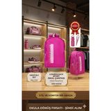 Sports Lumberjack Sırt Çantası - Suluk&Matara Hediye - 01P-Pembe