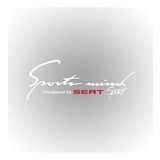 Sports Mind Oto Sticker 30 cm x 11 cm Beyaz yazı 431