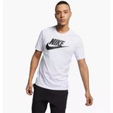 Sportswear Clup Swoosh Beyaz Pamuklu Erkek Spor Tişört