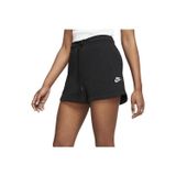 Sportswear Essential Women's French Terry Shorts Black Pamuklu Kısa Kadın Şort Siyah