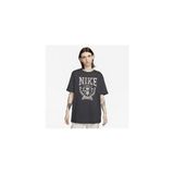Sportswear Fleece Boyfriend Short-Sleeve Kadın Tişört - Gri - XS