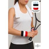 SportyBand 2 Adet Tenis Bileklik, Havlu Ter Bandı, Sporcu Bileklik.