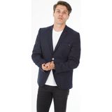 Sposo 5100 Dar Kalıp Iki Düğme Lacivert Erkek Blazer Ceket - 52 - 01L-Lacivert