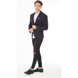 SPOSO 5116 Dar Kalıp Lacivert Erkek Blazer Ceket - 58
