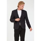 Sposo G-214 Erkek Lacivert Dar Kalıp Blazer Ceket - 52 - 001 Siyah