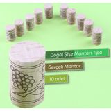 Spotbalık Doğal Şişe Mantarı Tıpa 10'Lu
