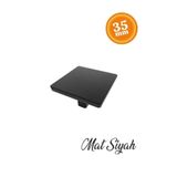 Spotkulp Kare Düğme Kulp Siyah 35MM (Dolap Çekmece Mobilya Mutfak)