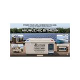 Spower 12V 280AH (12.8V) Lityum Lifepo4 Akü Bluetooth Marin Kasa