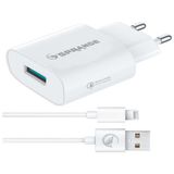Sprange L-20 iPhone Uyumlu Lightning 10.5 Wolt Hızlı Şarj Cihazı Kablo Başlık Takım X-Xs-11-12-13