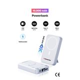 SPRANGE Magsafe Powerbank 10000 Mah Standlı Hızlı Taşınabilir Iphone 11 12 13 14 15 16 Samsung uyumlu