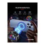 SPRANGE Rgb Led Cep Telefon Soğutma Fanı Radyatör Sessiz Soğutucu