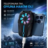 Sprange Sr-mc5 Rgb Aydınlatma Manyetik 3 Kademeli 8 5 4cm Telefon Soğutucu
