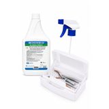 SPRAY DEZENFEKTAN SIVI 1 LT VE ÇİFT BÖLMELİ STERİLİZASYON KUTU SETİ