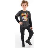 Spray Kamuflaj Erkek Çocuk T-shirt Pantolon Takım