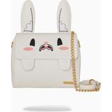 Sprayground Money Bunny Sling Tavşan Detaylı Çapraz Çanta - Beyaz
