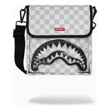 Sprayground Storm Fade Messenger Sling Suni Deri Çapraz Çanta - Beyaz