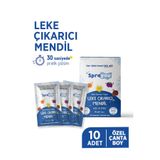 Sprayou Doğal Çamaşır Leke Çıkarıcı Mendil 10'lu Kutu | Taşınabilir Cep & Çanta Boy, Bebek & Hassas Cilt, Ph Nötr