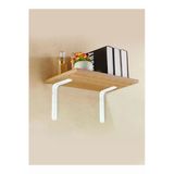 Sprenda Raf Altı Ayak Raf Tutucu L Demir 23 x 28 cm Beyaz Montaj Aparatı (2 Adet)