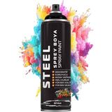 Sprey Boya 200 ml 1 Adet Hızlı Kuruyan Renkli Profesyonel Ahşap Plastik Demir Metal Cam Porselen Duvar Sprey Boya - Standart - Siyah