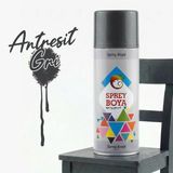 Sprey Boya Antrasit Gri 400 Ml Metal Ahşap Beton Yüzeylere Uygun Hobi Dekoratif Amaçlı Sprey Boya
