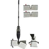Sprey Mop - 2 Adet Çift Yönlü Mop Bez - Su Sızdırmaz Tıpasız Sistem - Üretici Garantili - Standart - Antrasit - Gri