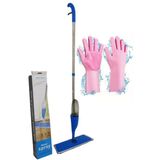 Sprey Mop 4 Adet Mop Bezi Ve Sihirli Silikon Bulaşık Eldiveni