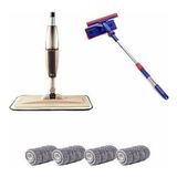 Sprey Mop 4 Yedekli Ve Teleskopik Mikrofiber Cam Sılme Aparatı