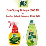 Sprey Mutfak 500ML ve Sıvı Bulaşık Deterjanı Elma Özlü 750ML - 750 ml