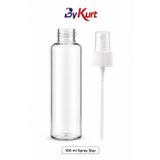 Sprey Şişesi Şeffaf Kozmetik Parfüm Kolonya İçin Spreyli Boş Dolum Şişesi 100 Ml