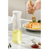 Sprey Yağdanlık Airfryer Için Yağdanlık Püskürtmeli Sprey Cam Şişe - Beyaz - 220 ml